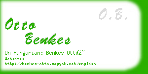 otto benkes business card